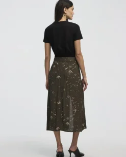 A-Line Midi Skirt