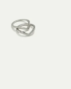 Angled Rings - Set of 2