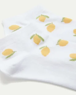 Anklet Socks with Lemons