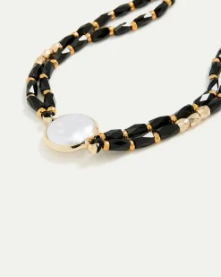 Beaded Bracelet with Pearl
