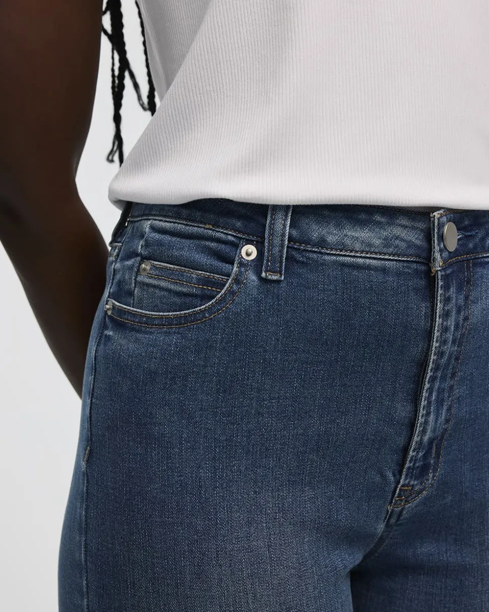 Boot-Leg Mid-Rise Jean