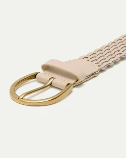 Braided Faux Leather Belt