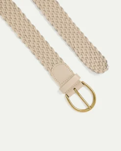 Braided Faux Leather Belt