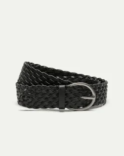 Braided Faux Leather Belt