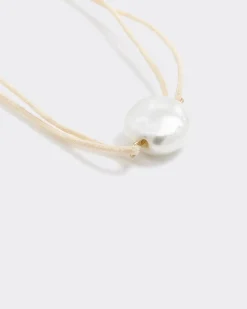 Cord Bracelet with Pearl