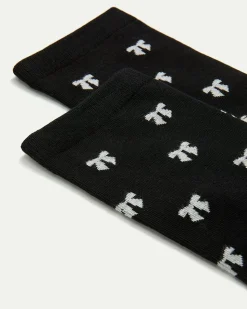 Cotton Crew Socks with Bows