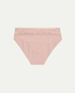 Cotton High Waist Panty with Lace