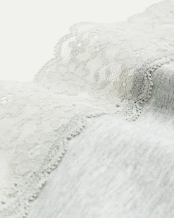 Cotton High Waist Panty with Lace