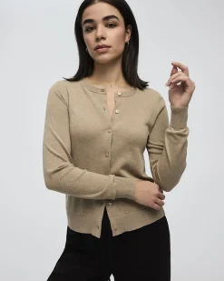 Crew Neck Cardigan - R Essentials