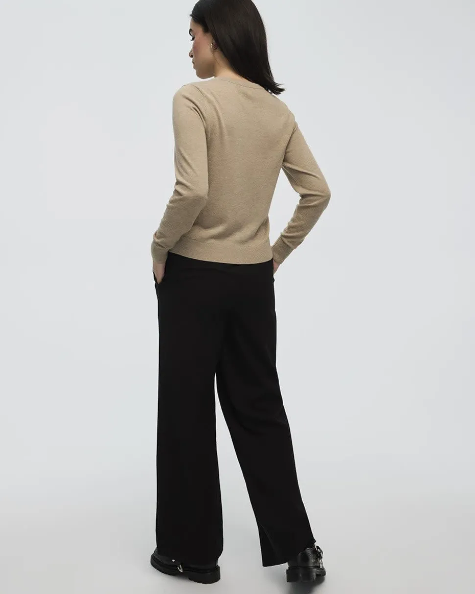 Crew Neck Cardigan - R Essentials