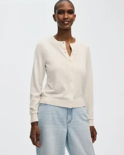 Crew Neck Cardigan - R Essentials