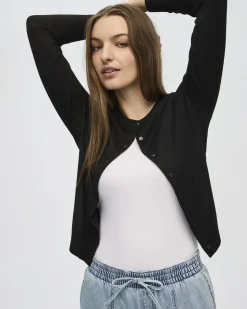 Crew Neck Cardigan - R Essentials
