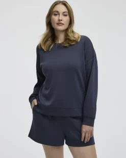 Crew-Neck Scuba Sweatshirt - Hyba