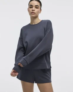 Crew-Neck Scuba Sweatshirt - Hyba