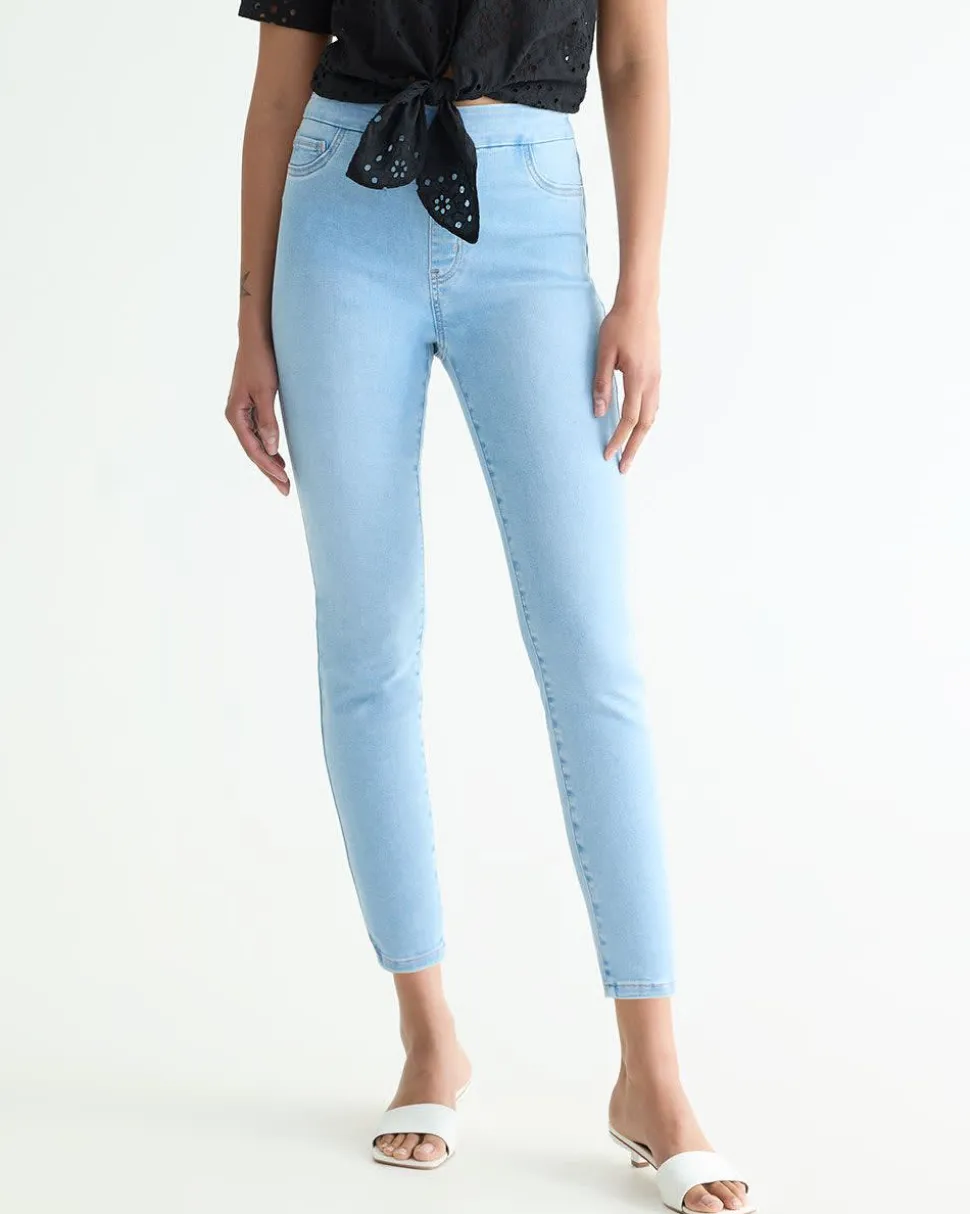 Cropped Denim Legging - R Essentials - Petite