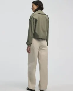 Cropped Trench Coat