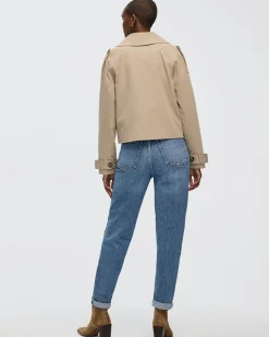Cropped Trench Coat