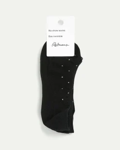 Dotted No-Show Cotton Socks