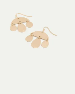 Earrings with Half-Moon Pendants