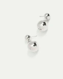 Earrings with Spherical Pendants