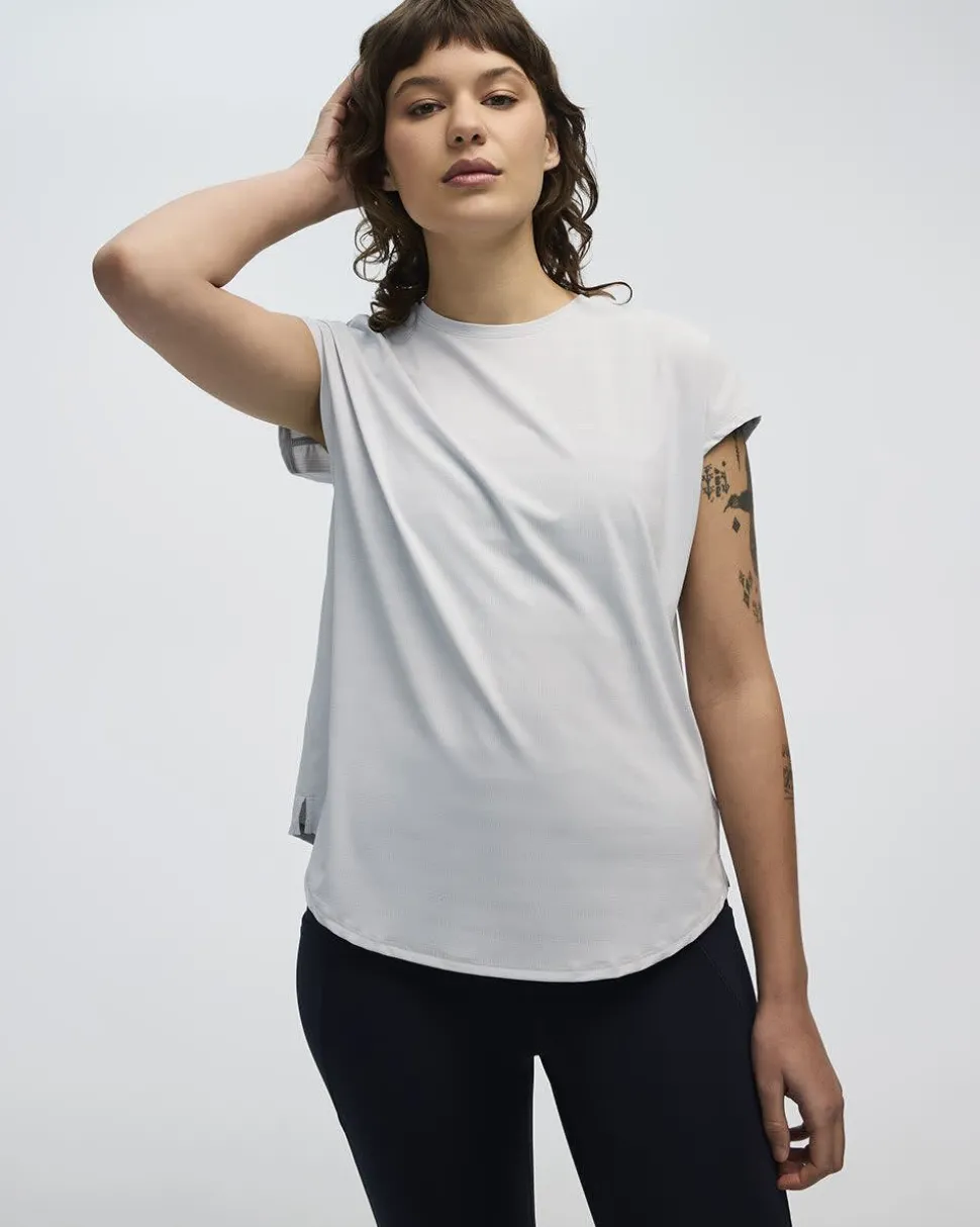 Extended-Sleeve Jacquard Tee