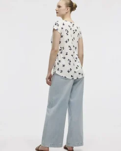 Extended-Sleeve V-Neck Tunic