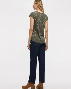 Extended-Sleeve V-Neck Tunic