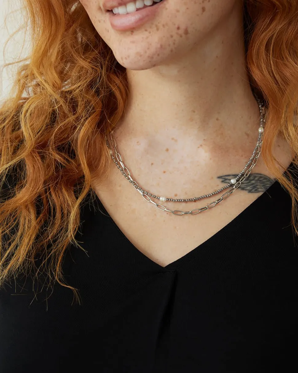 Extended-Sleeve V-Neck Tunic