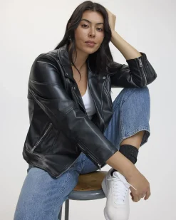 Faux Leather Jacket