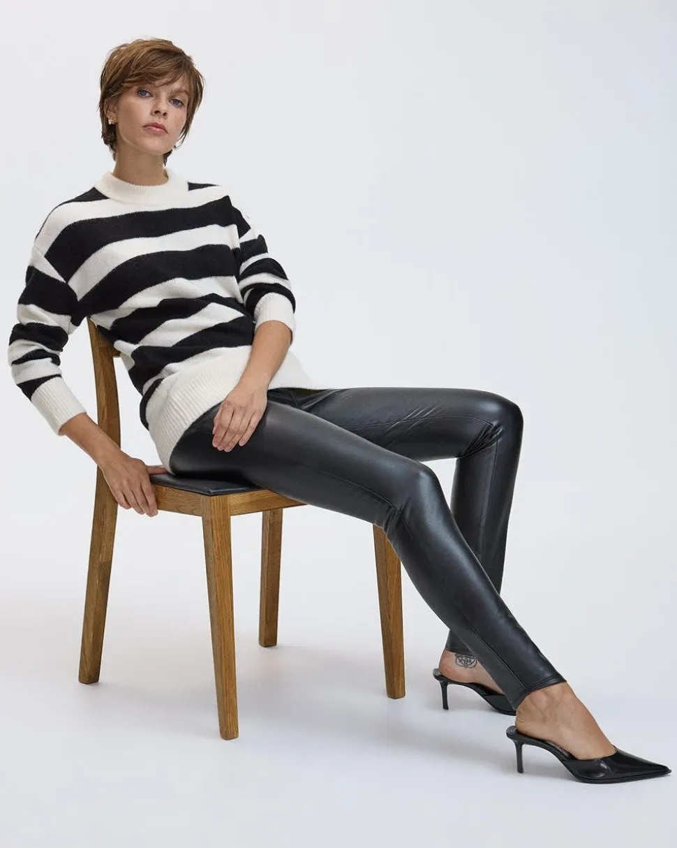 Faux Leather Legging