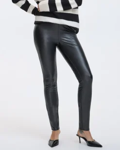 Faux Leather Legging - Petite