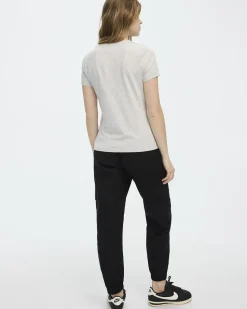 Fitted V-Neck T-Shirt - R Essentials