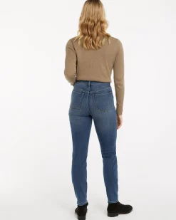 High-Rise Medium Wash Jean with Skinny Leg - The Signature (R) - Petite