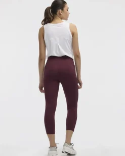 High-Rise Pulse Capri Legging with Compression Waistband - Hyba