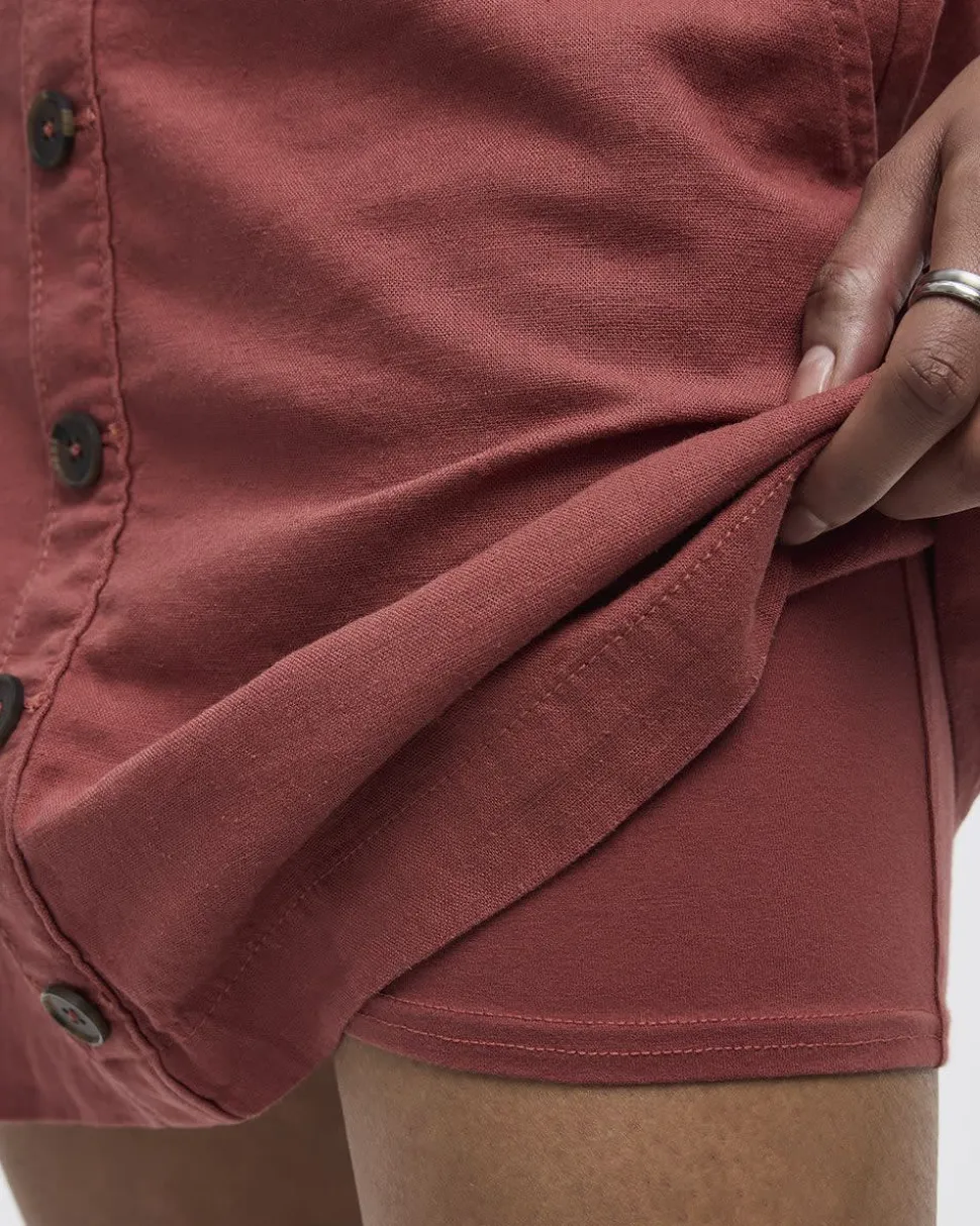 Linen Blend Skort