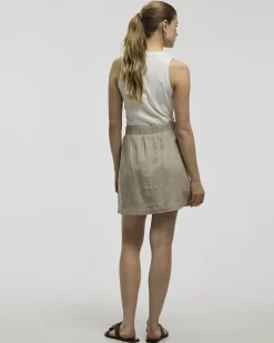Linen Blend Skort