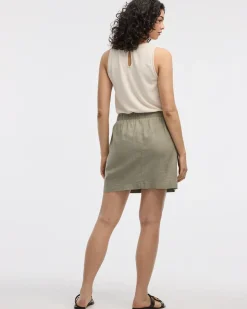 Linen Blend Skort