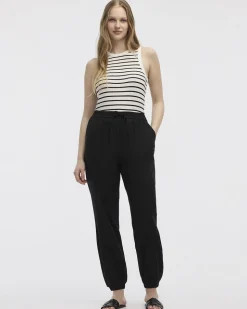 Linen-Blend Jogger Pant - Petite