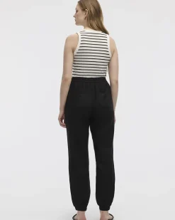Linen-Blend Jogger Pant - Petite