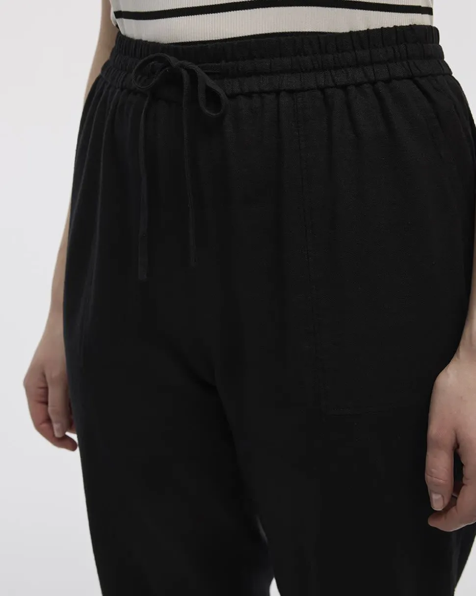 Linen-Blend Jogger Pant - Petite