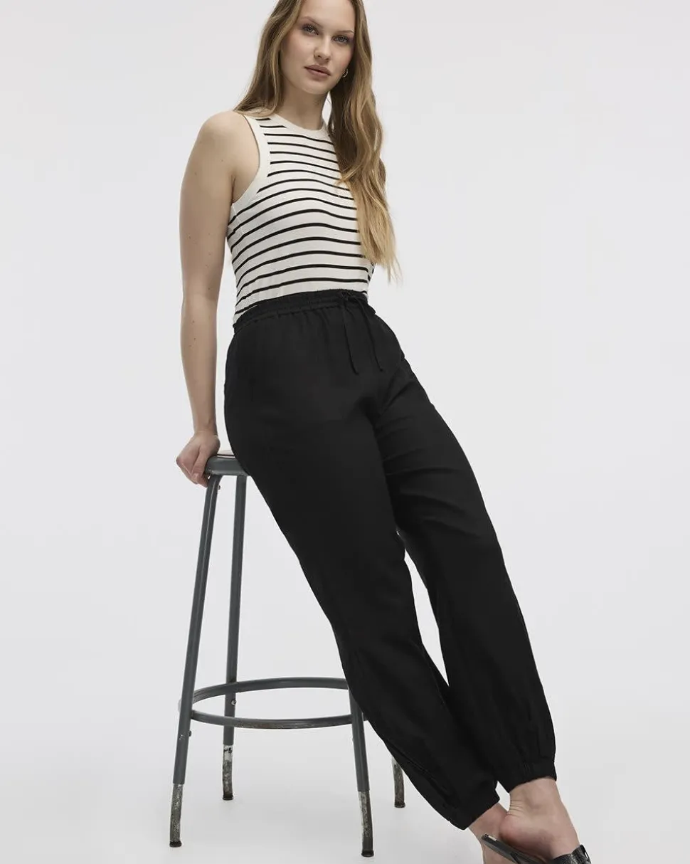 Linen-Blend Jogger Pant - Tall