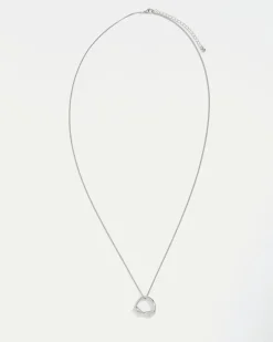 Long Necklace with Knot Pendant