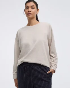 Long-Sleeve Crew-Neck Sweatshirt - R Essentials