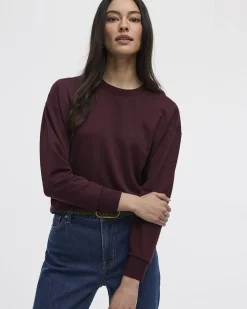 Long-Sleeve Crew-Neck Sweatshirt - R Essentials