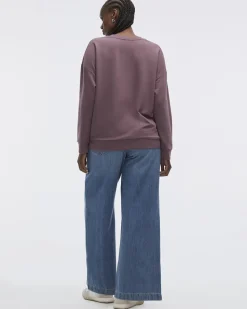 Long-Sleeve Crew-Neck Sweatshirt - R Essentials
