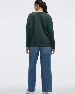 Long-Sleeve Crew-Neck Sweatshirt - R Essentials