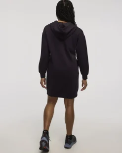 Long-Sleeve Hooded Dress - Hyba