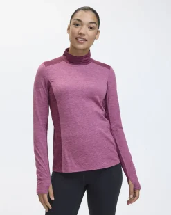 Long-Sleeve Mock-Neck Base Layer - Dry-Lux (R) Hyba