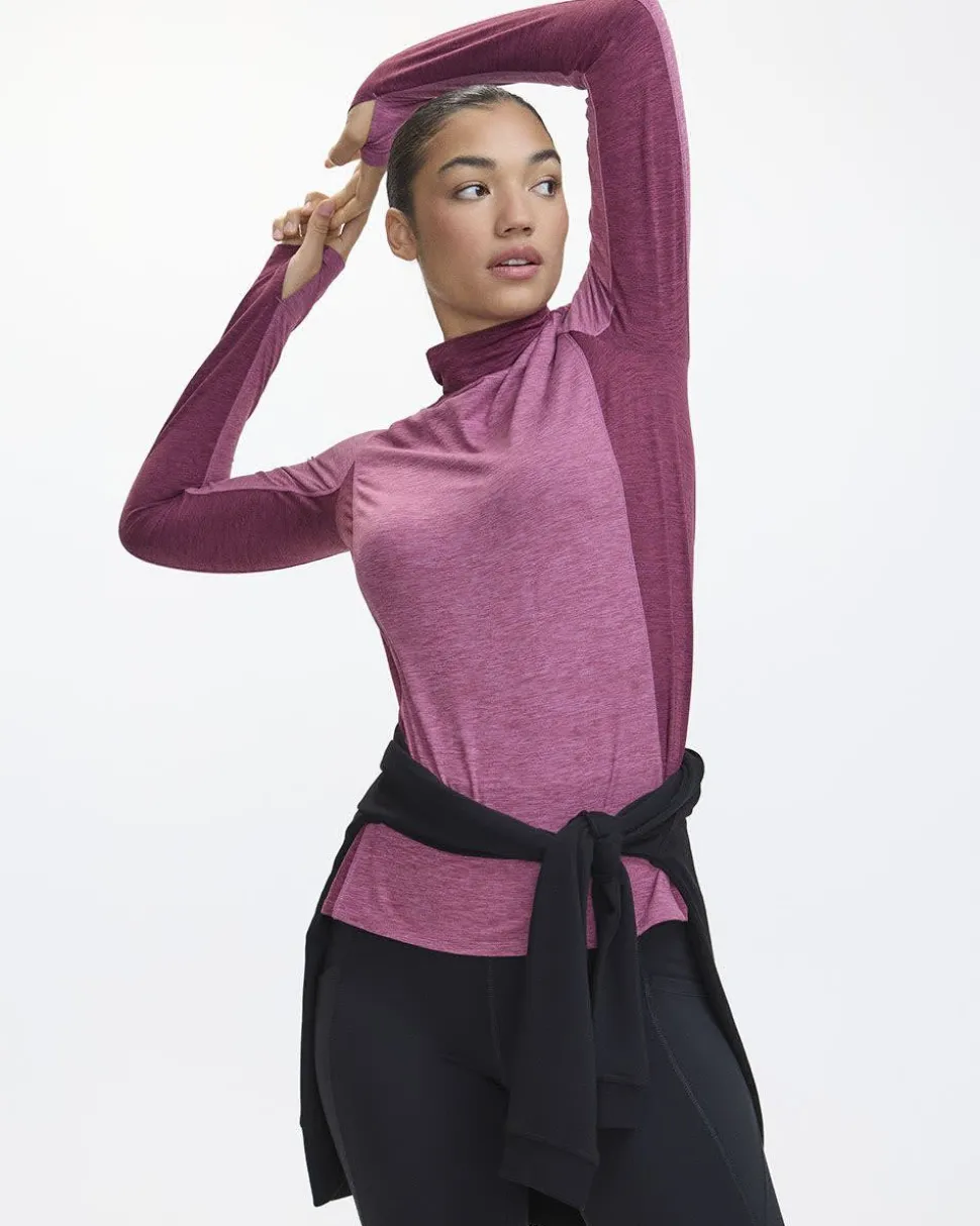Long-Sleeve Mock-Neck Base Layer - Dry-Lux (R) Hyba