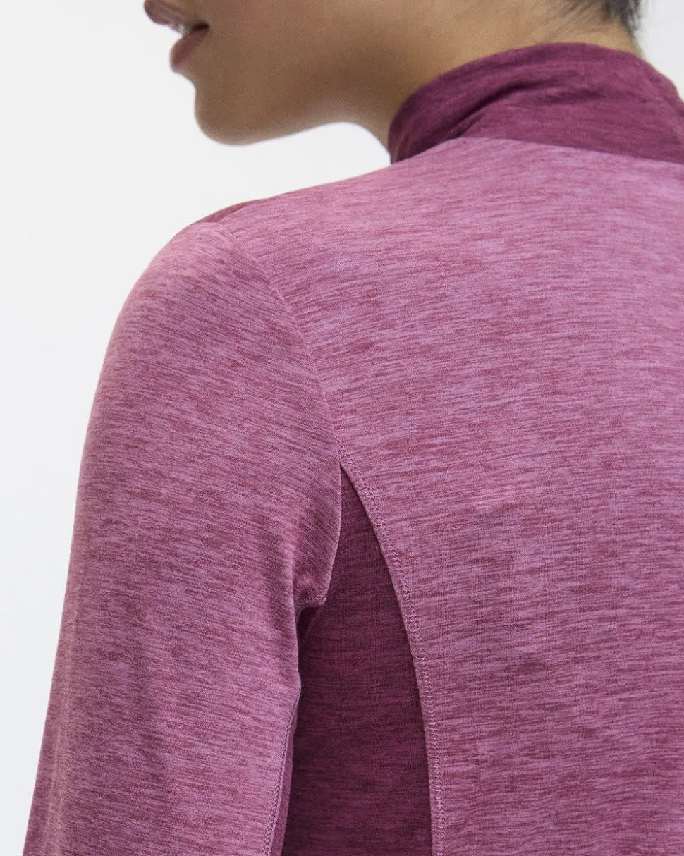 Long-Sleeve Mock-Neck Base Layer - Dry-Lux (R) Hyba
